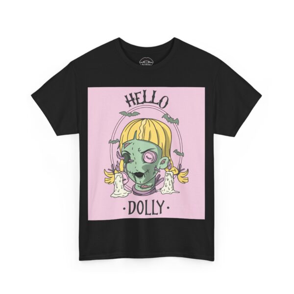 Necrolicious “Hello Dolly” Funny Voodoo Doll Witch Magick Goth Meme 100% Cotton Unisex Tee