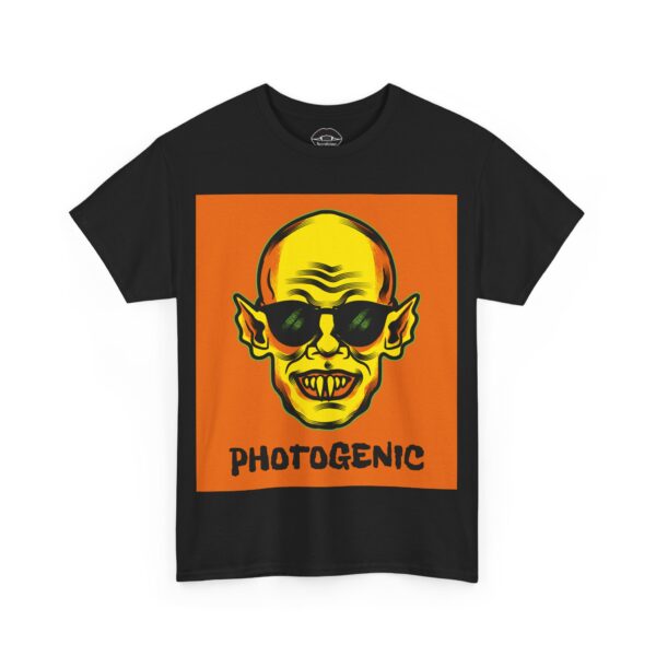 Necrolicious “Photogenic” Funny Nosferatu Vampire Meme 100% Cotton Unisex Tee