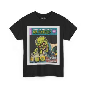 Necrolicious “Who is The Real Dr. Fauci?” Covid Corona Zombie Mad Science Donut Meme 100% Cotton Unisex Tee