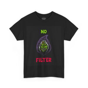 Necrolicious “No Filter” Body Positive Black Magick Viral Influencer Witch Hashtag Goth Meme 100% Cotton Unisex Tee