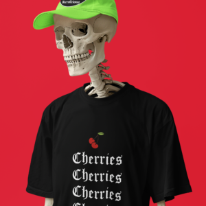 Necrolicious “Cherries” Funny Cherry Meme 100% Cotton Unisex Tee