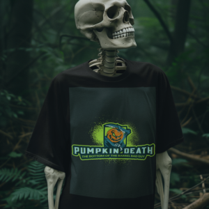 Necrolicious “Pumpkin Death” Funny Horror Jack o’ Lantern Meme 100% Cotton Unisex Tee