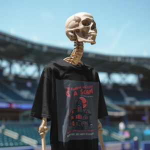 Necrolicious “The Funeral Industry Is A Scam” Funny Home Burial Property Tax Loophole Exemption Meme 100% Cotton Unisex Tee